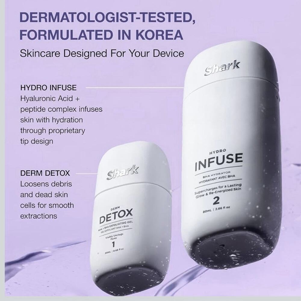 Shark FacialPro Glow at Home Hydro Powered Facial System FH320PL Open Box - Picture 13 of 16
